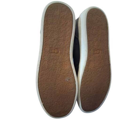 UGG Womens size 8 MILO Grungecore Academia Preppy Lace Up Gray Suede Sneakers - Picture 15 of 16